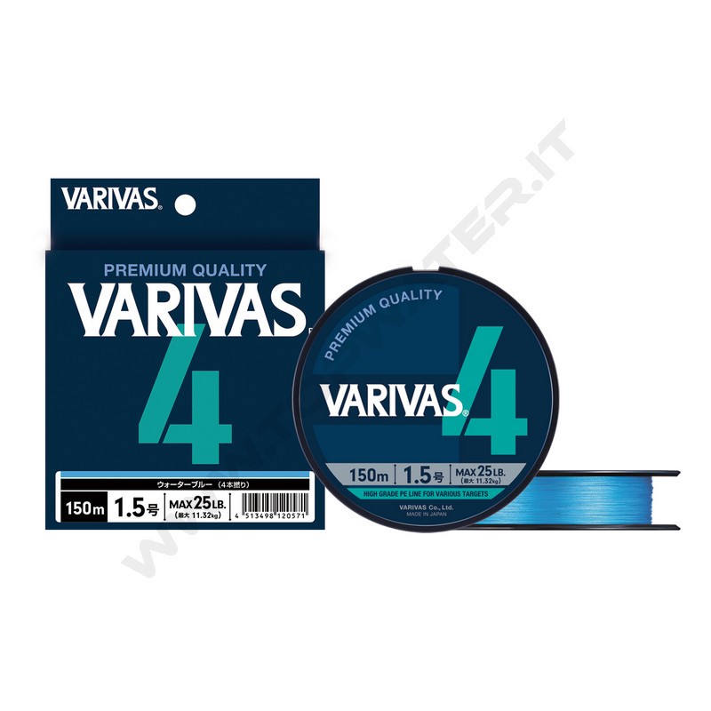 Varivas PE 4 Water Blue Edition