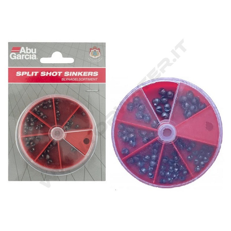Abu Garcia Split Shot Sinkers