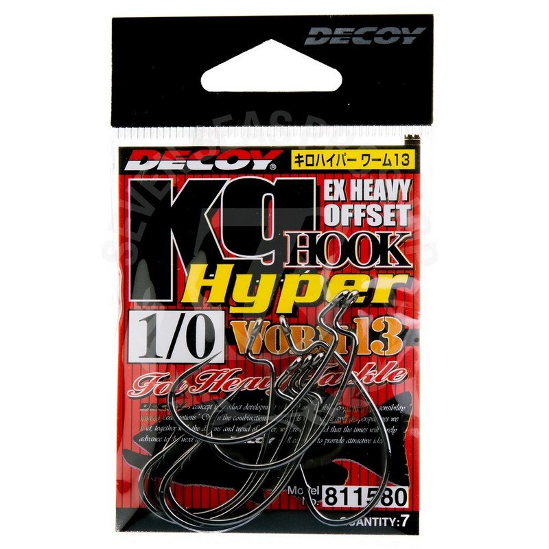 Decoy Worm 13 KG Hyper Extra Heavy Offset Hook