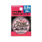 Unitika Trout Leader Silver Thread Fuorocarbon