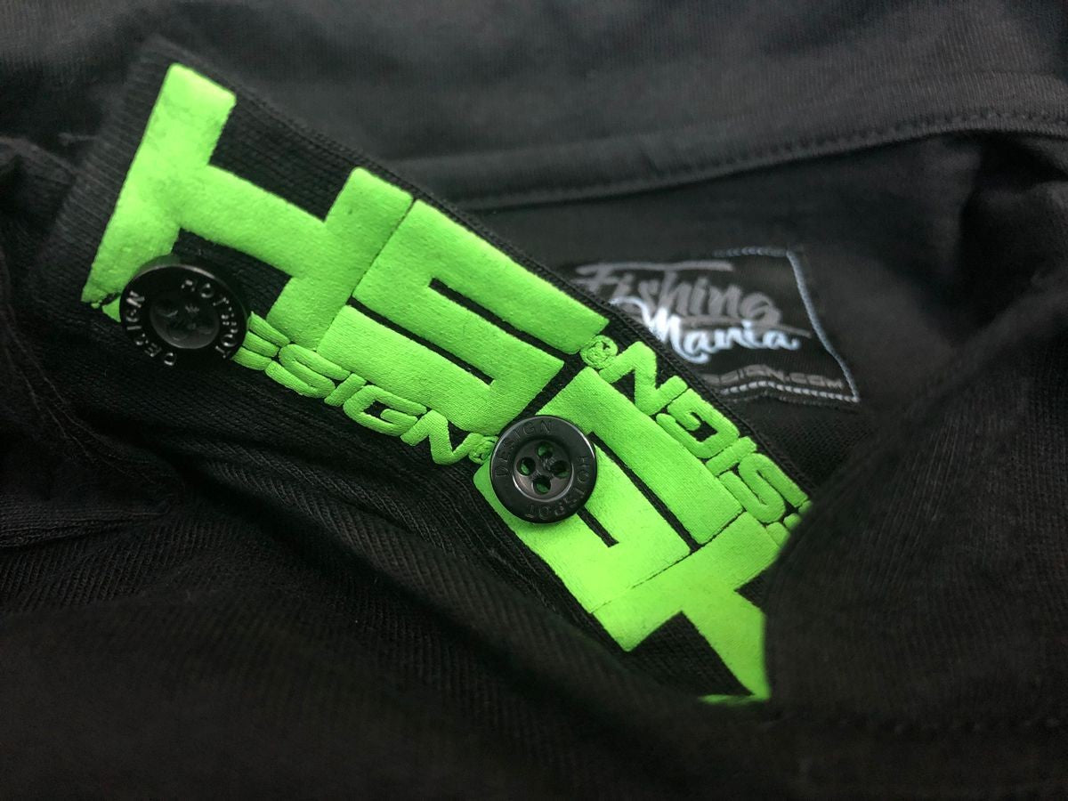 HotSpot Design Polo Fishing Mania Black Bass