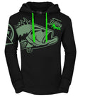 HotSpot Design Felpa con cappuccio Fishing Mania Black Bass