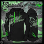 HotSpot Design Felpa con cappuccio Fishing Mania Pike