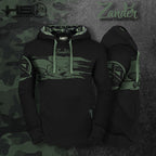 HotSpot Design Felpa con cappuccio Zander dettagli camo