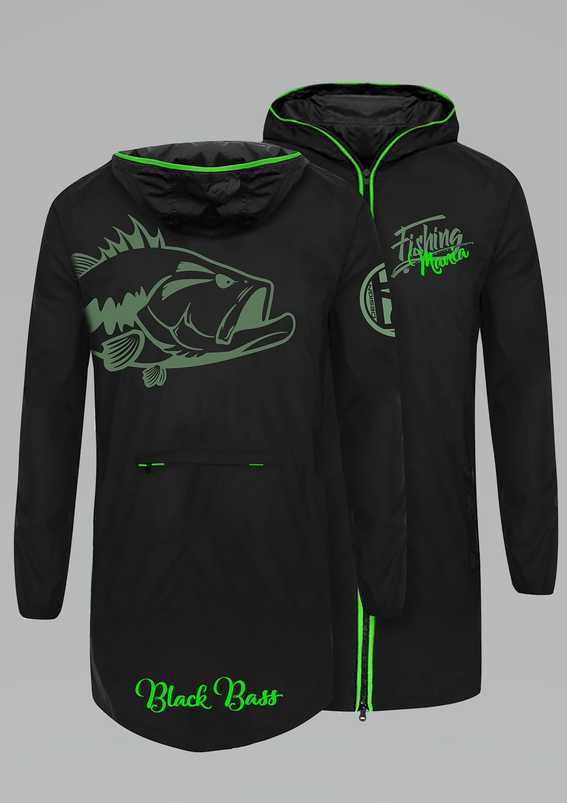 HotSpot Design K-way Fishing Mania Black Bass