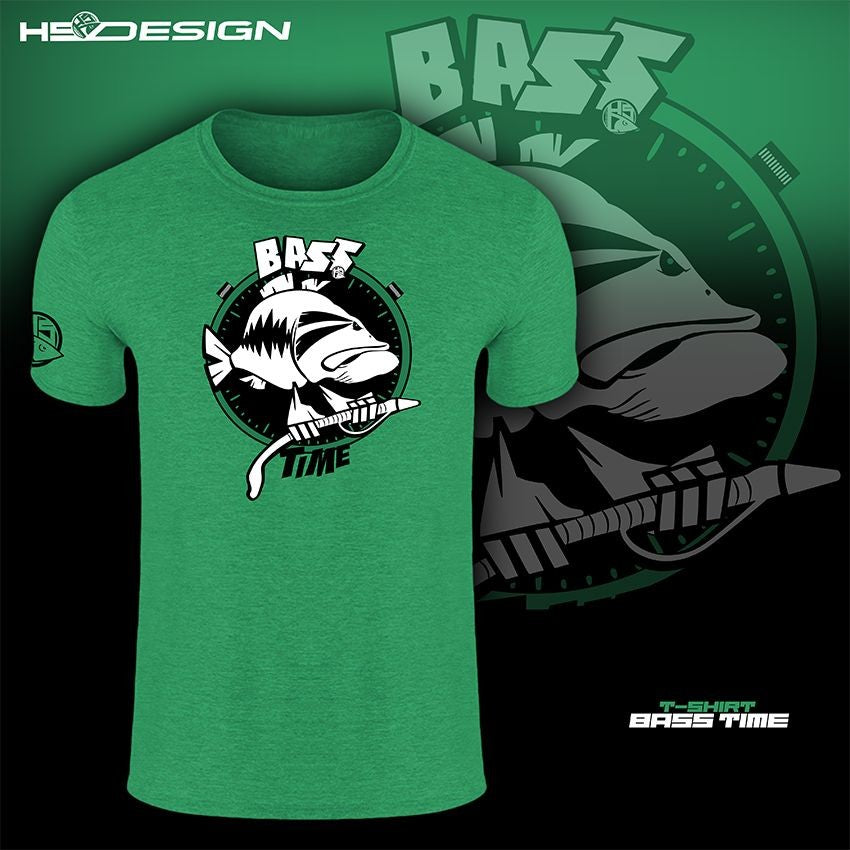 HotSpot Design T-Shirt Bass Time