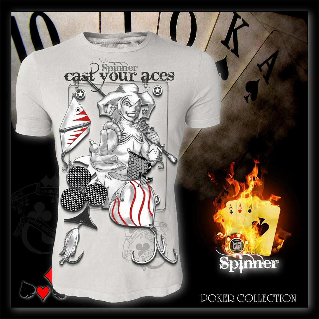 HotSpot Design T-Shirt Spinner Cast your Aces