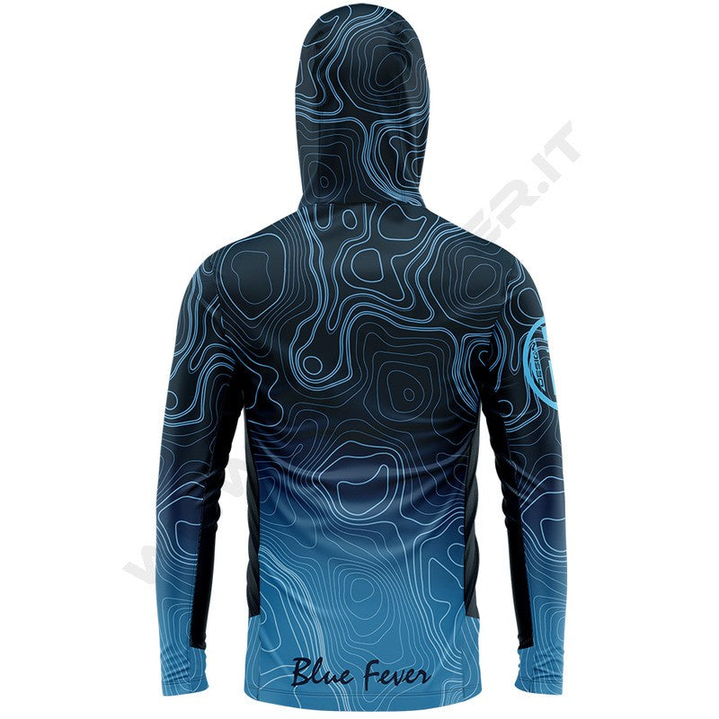 HotSpot Design T-shirt Ocean Performance Bathymetry