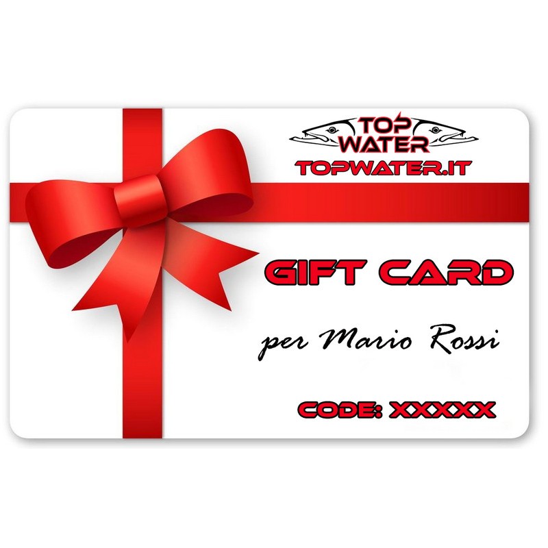 Topwater Buono Regalo Gift Card