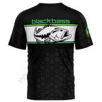 HotSpot Design T-shirt Linear Black Bass
