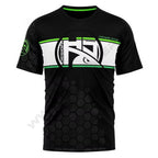 HotSpot Design T-shirt Linear Black Bass
